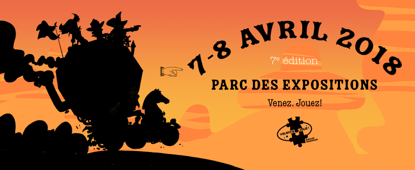 bandeau d'annonce de la 7e édition du Festival du jeu de Valence