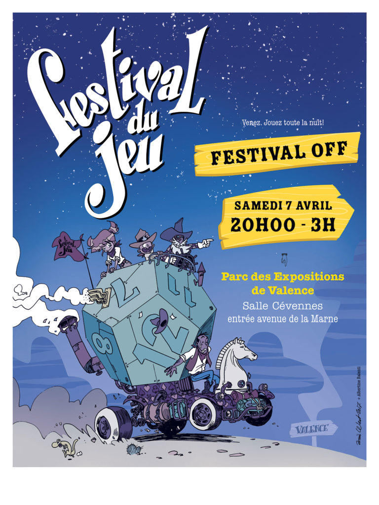 affiche du Festival OFF du jeu de Valence 2018