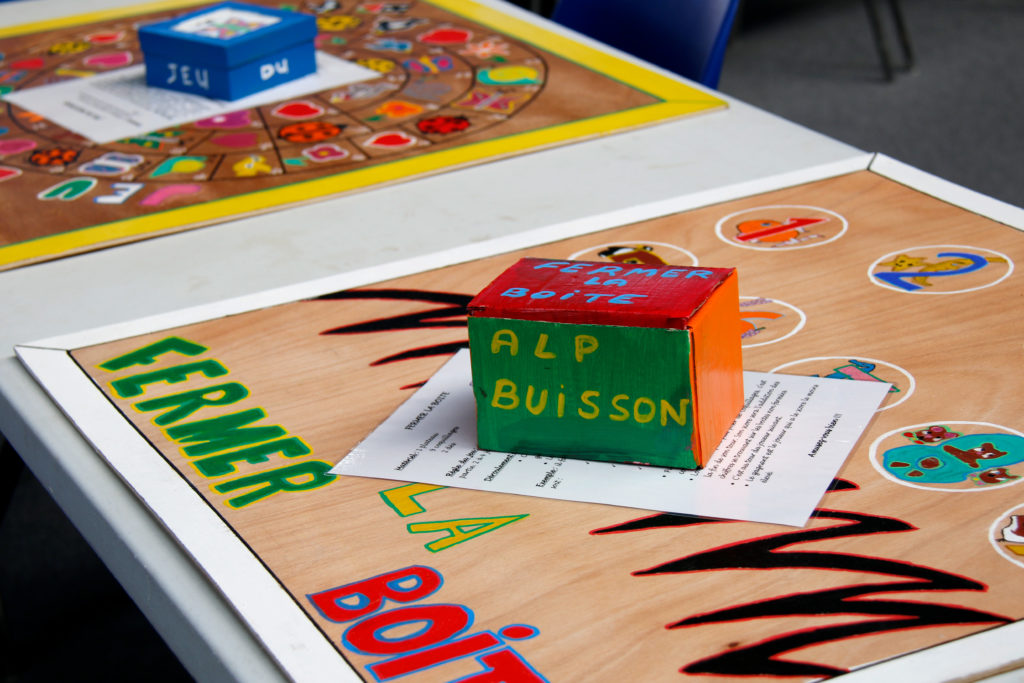 jeu réalisé par l'ALP de l'école élémentaire Buisson pour le Festival du jeu de Valence 2018