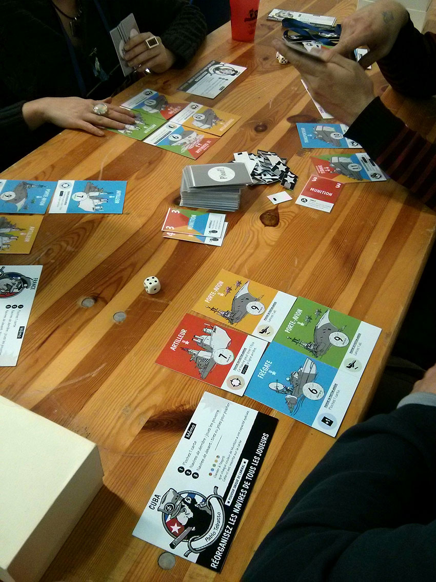prototype joué pendant le Festival du jeu de Valence 2016