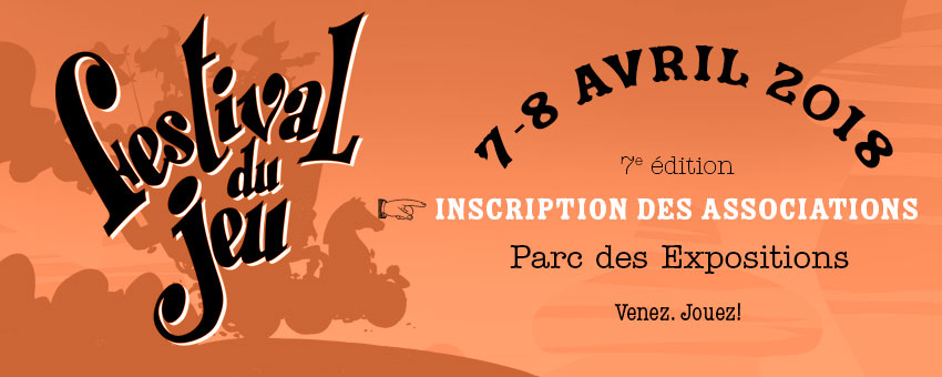 image d'en-tête inscription des associations au 7e festival du jeu de Valence