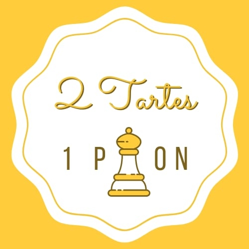 logo de l'association 2tartes1pion à Peaugres