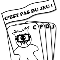 logo de l'association de jeu C'est pas du jeu