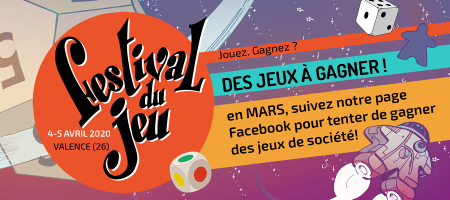 bandeau pour l'annonce des jeux de société à gagner courant mars 2020