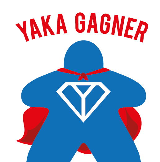 logo de l'association de jeux de société Yaka Gagner