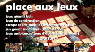 Fete place aux jeux, journée ludique au Cheylard en Ardèche samedi 31 juilllet 2021