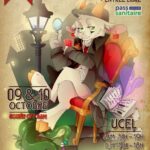 affiche du 4e Festiva du jeu de société organisé par l'association Le 07 qui prend à Ucel en Ardèche