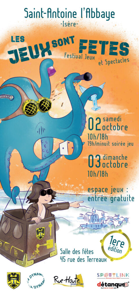 programme de la première édition des Jeux sont fêtes à Saint Antoine L'abbaye