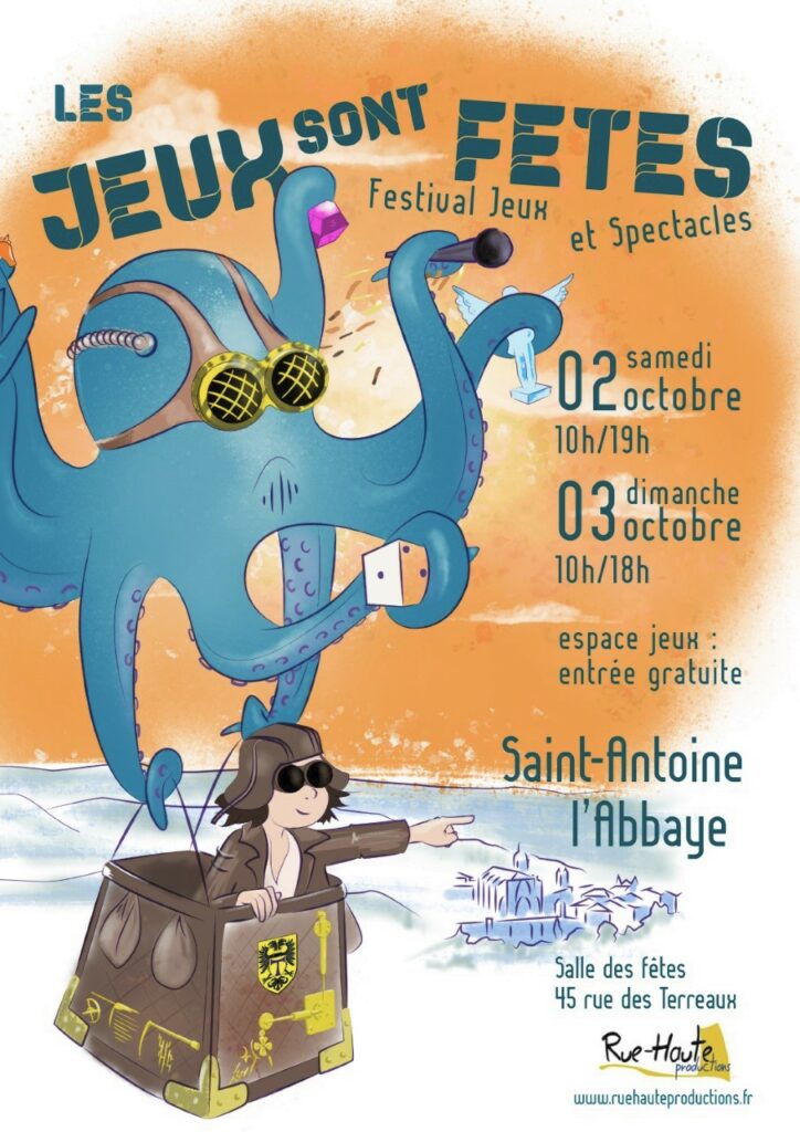 Affiche du festival les Jeux sont fête