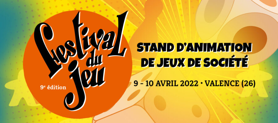 Stand d'animation de jeux de société au Festival du jeu de Valence 2022