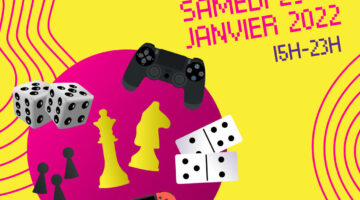 journée jeux de société et jeux vidéo en famille à la MPT Petit Charran, samedi 29 janvier 2022