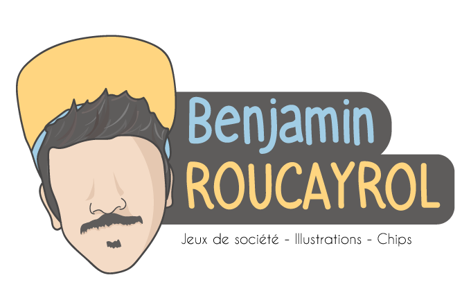 logo de Benjamin Roucayrol, auteur et éditeur de jeux de société
