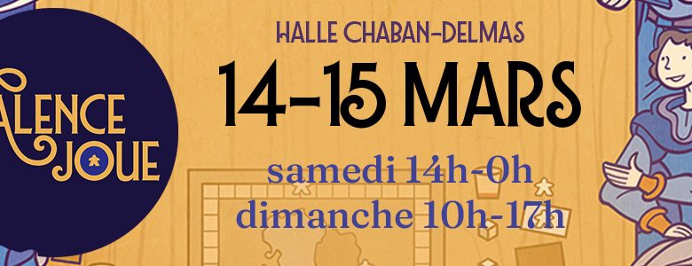 bandeau article festival du jeu de société Valence joue 2026